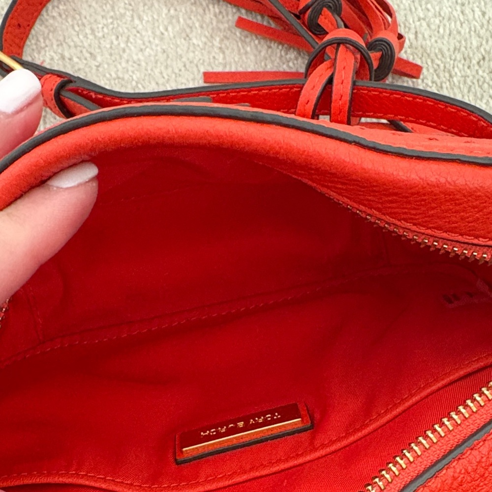 Tory Burch Vibrant Red Crossbody Bag - Picture 4 of 14
